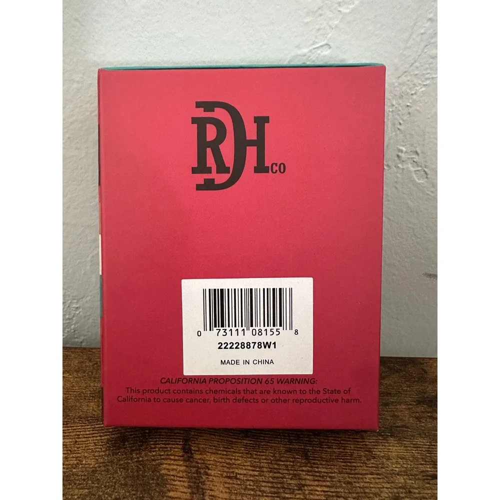 Red Dirt Hat Co. Bifold Card Case Wallet Genuine Leather Western‎ Geometric